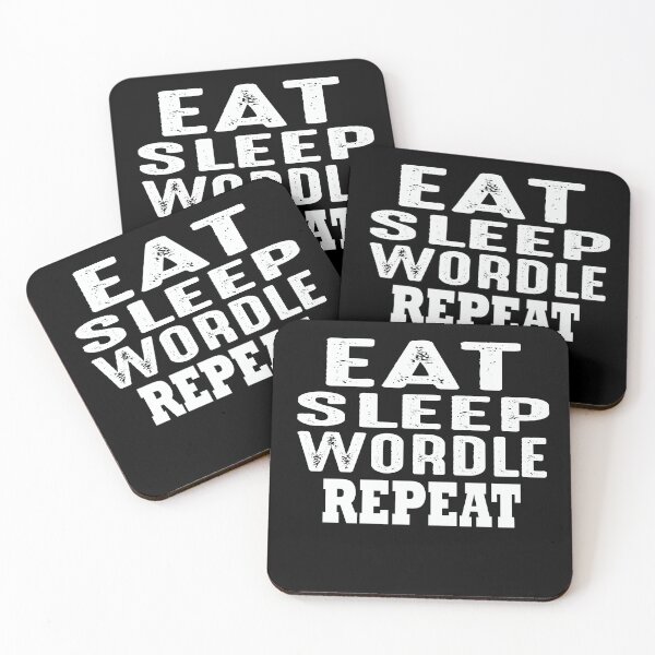 Aperçu de l'œuvre manger dormir wordle répéter créée et vendue par stylechoc.