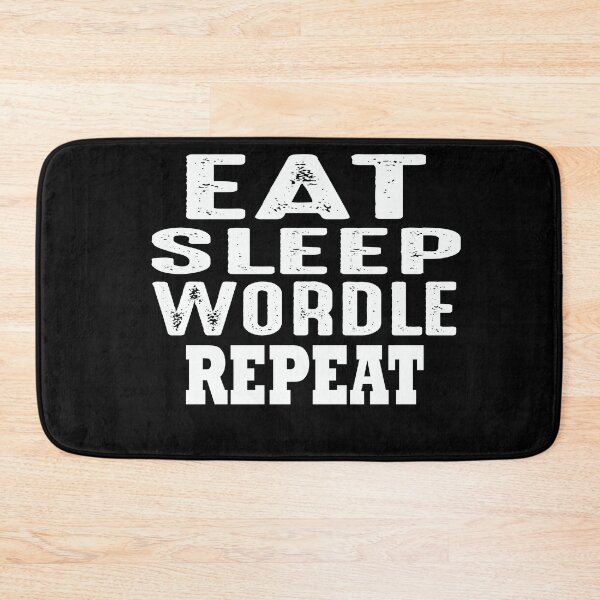 Item preview, eat sleep wordle repeat designed and sold by stylechoc.
