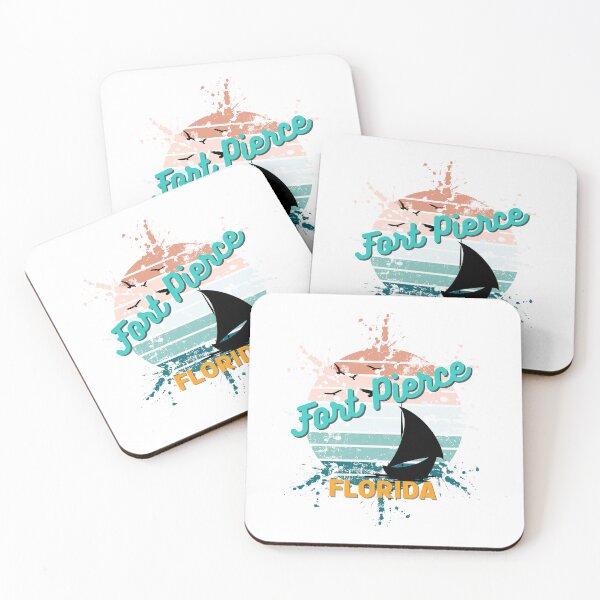 Item preview, Fort Pierce  Florida Retro Exploding Sunset  designed and sold by adriana-holmes.