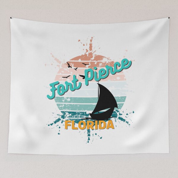 Item preview, Fort Pierce  Florida Retro Exploding Sunset  designed and sold by adriana-holmes.