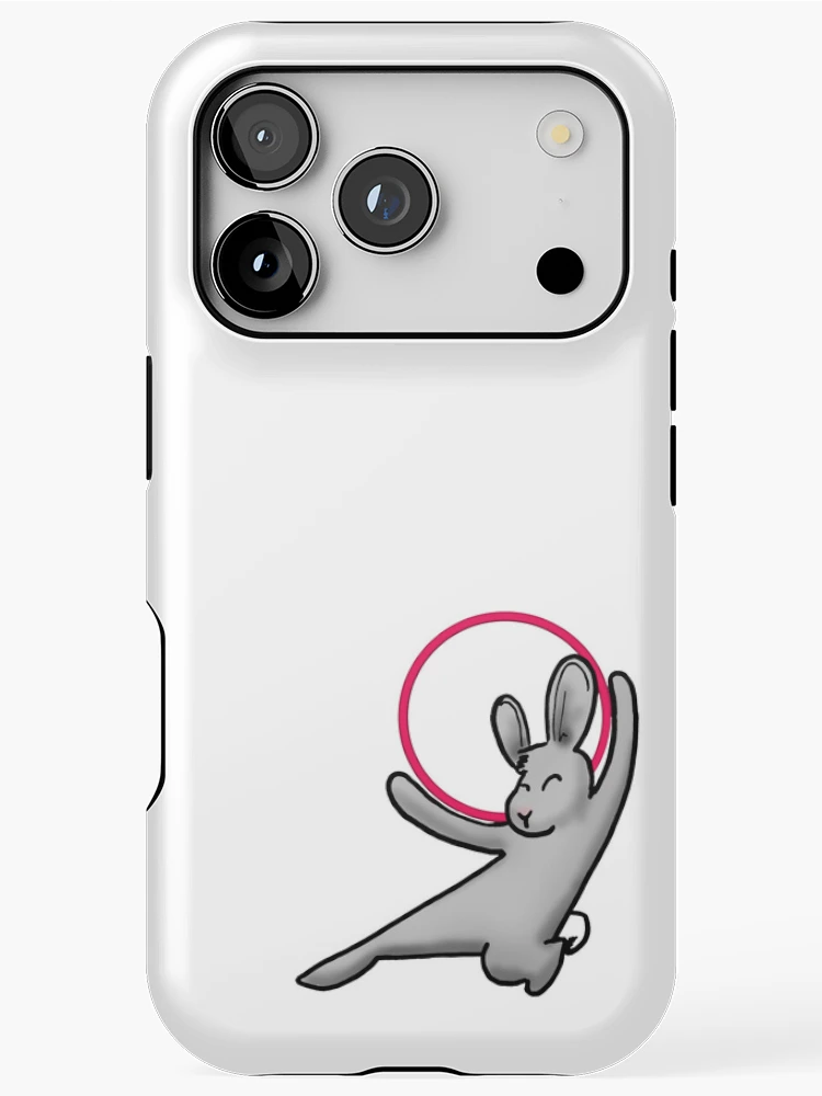 Thumbnail 1 of 4, iPhone Case, Hooping Rabbit designed and sold by JennHandmade.