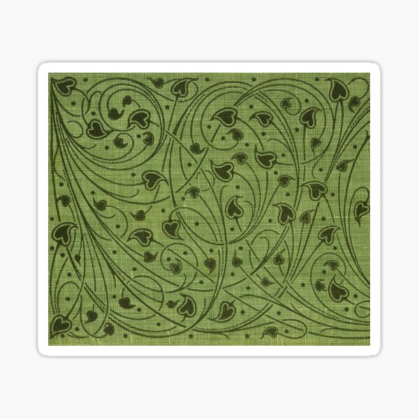 Ivy Vine Pattern - Vintage Sticker