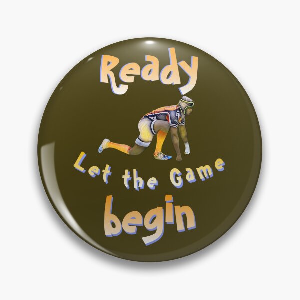 Item preview, Ready - let the game begin - photo design with lettering designed and sold by kikidu21.