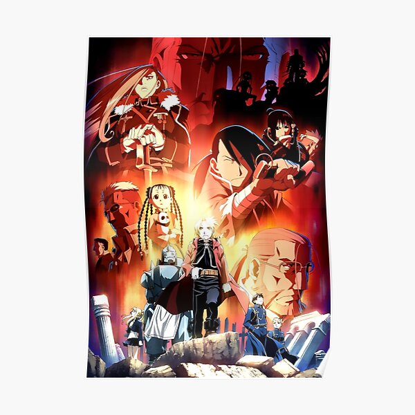 greed fma posters redbubble redbubble