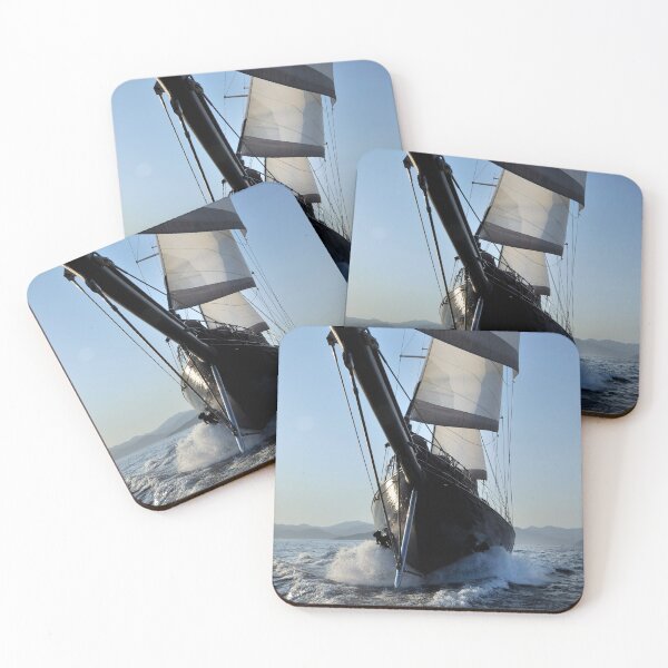 Item preview, big sailboat in ocean designed and sold by laikaincosmos.