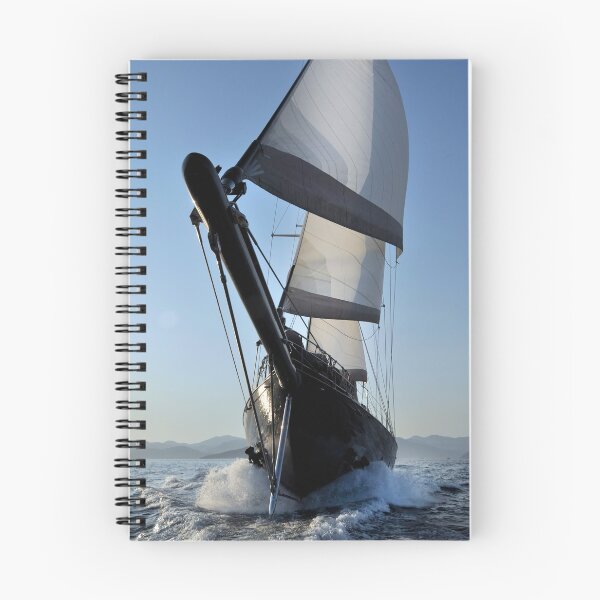 Item preview, big sailboat in ocean designed and sold by laikaincosmos.