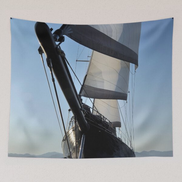 Item preview, big sailboat in ocean designed and sold by laikaincosmos.