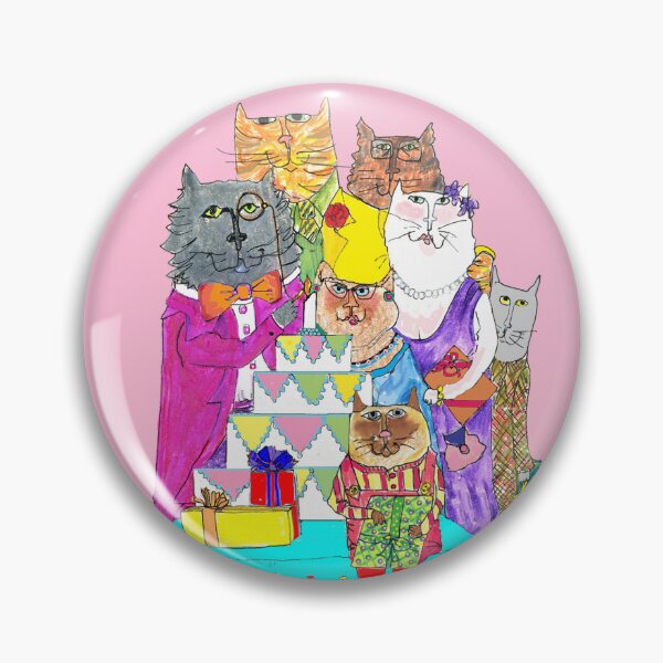 Item preview, Birthday Party with Feline Characters designed and sold by ShoaffBallanger.