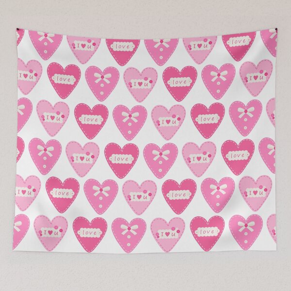 Item preview, All Over Love Hearts designed and sold by Jandsgraphics.