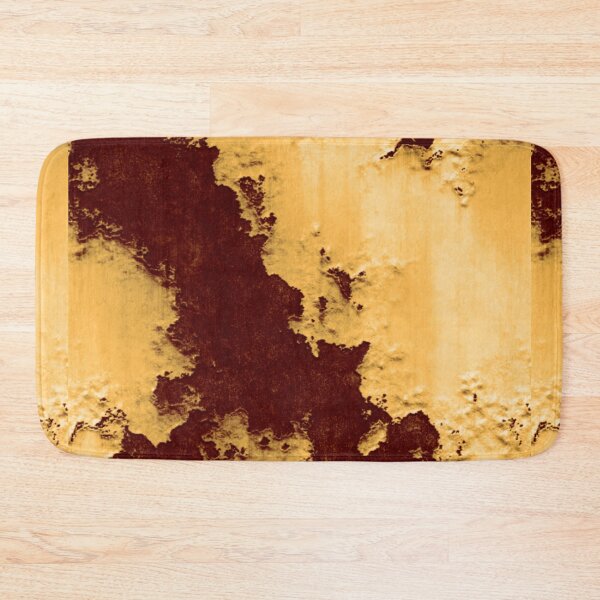 Item preview, Rusty Rust Wall Boot Paint Drip Psychedelia Psychedelic Pattern Print Orange Brown Tan Gold designed and sold by Shayna Westfall.