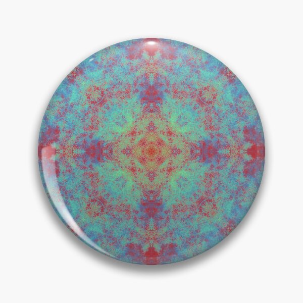 Item preview, Snowflake Symmetry Abstract Pattern in Blue designed and sold by AMSonArt.