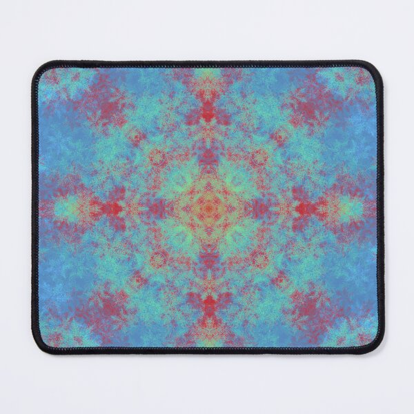 Item preview, Snowflake Symmetry Abstract Pattern in Blue designed and sold by AMSonArt.