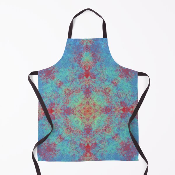 Item preview, Snowflake Symmetry Abstract Pattern in Blue designed and sold by AMSonArt.