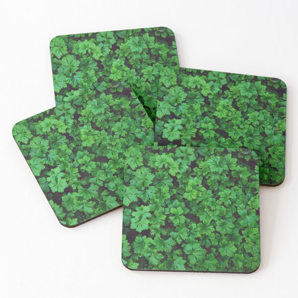 Item preview, Fresh parsley leaves bed designed and sold by CarolinaReina.
