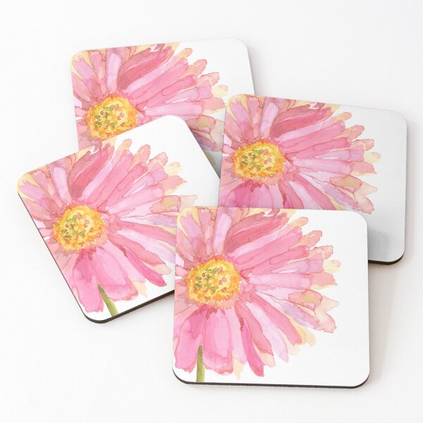 Item preview, Pink Daisy Flower Floral Prints  designed and sold by uisun.