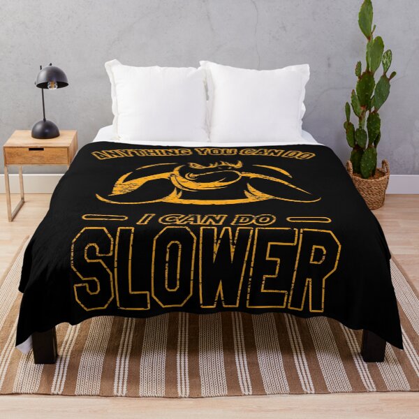 Item preview, Anything You Can Do I Can Do Slower | Angry Turtle | Black and Yellow designed and sold by VictorL Designs.