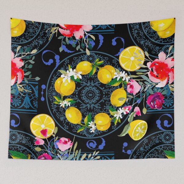Item preview, Italian,Sicilian art,majolica,lemons  designed and sold by MariaMarinova.