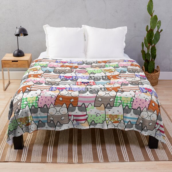 Item preview, All Over Kawaii Kitty Cats designed and sold by Jandsgraphics.