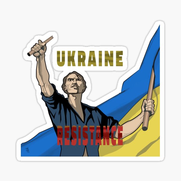 Ukraine Resistance Sticker