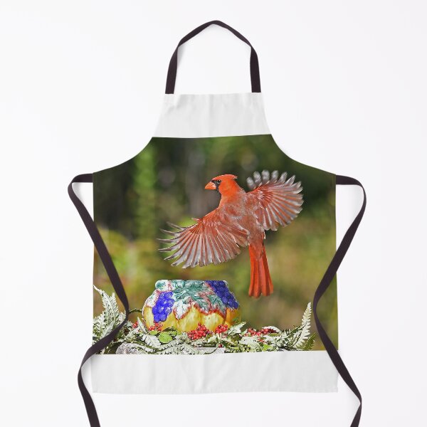 Item preview, Red Northern Cardinal Bird Wings Flying designed and sold by candiscamera.
