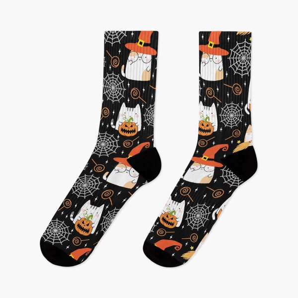 Item preview, All Over KawaiiHalloween Kitty Cats designed and sold by Jandsgraphics.