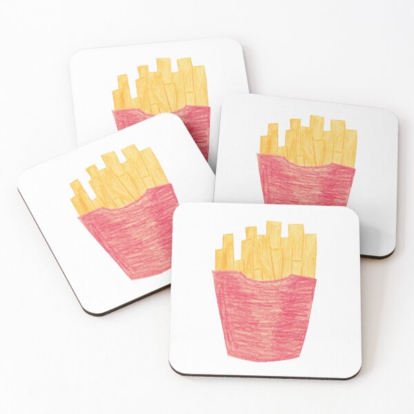 Item preview, Colour Pencil Drawing - Fries designed and sold by Sketchypenface.