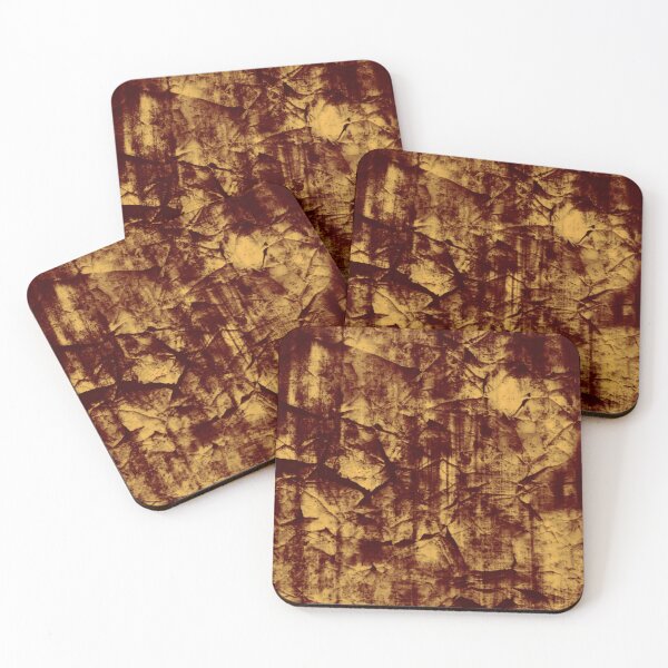 Item preview, Rusty Rust Wall Boot Chipped Paint Psychedelia Psychedelic Pattern Print Orange Brown Tan Gold designed and sold by Shayna Westfall.