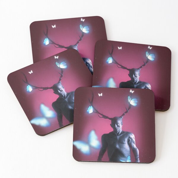 Item preview, Hannibal Wendigo with Blue Glowing Butterflies designed and sold by orionlodubyal.