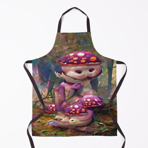 Item preview, Trippy Drawings - Forest Mushroom Spirit - Shrooms designed and sold by CattlettArt.