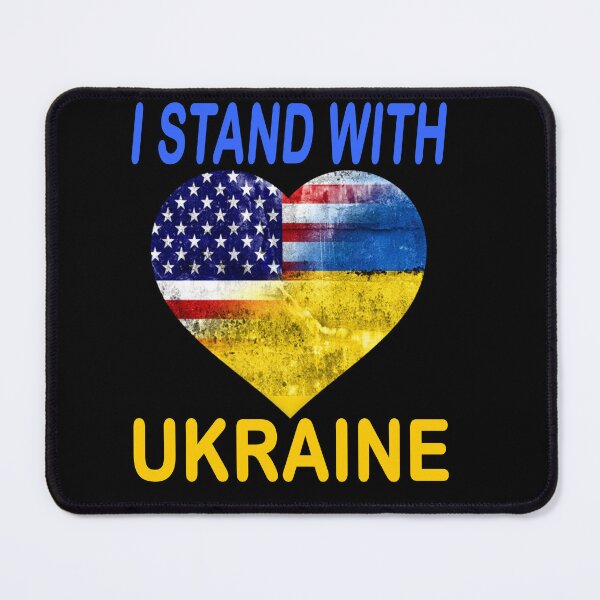 Item preview, I Stand with Ukraine Decal, Ukraine Flag, Vinyl Decal designed and sold by SHOPNICHKA.