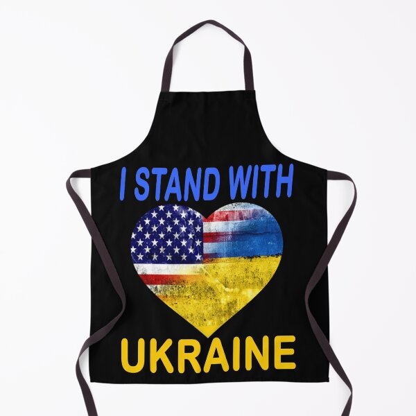 Aperçu de l'œuvre Je me tiens avec l'autocollant de l'Ukraine, drapeau de l'Ukraine, vinyle autocollant créée et vendue par SHOPNICHKA.