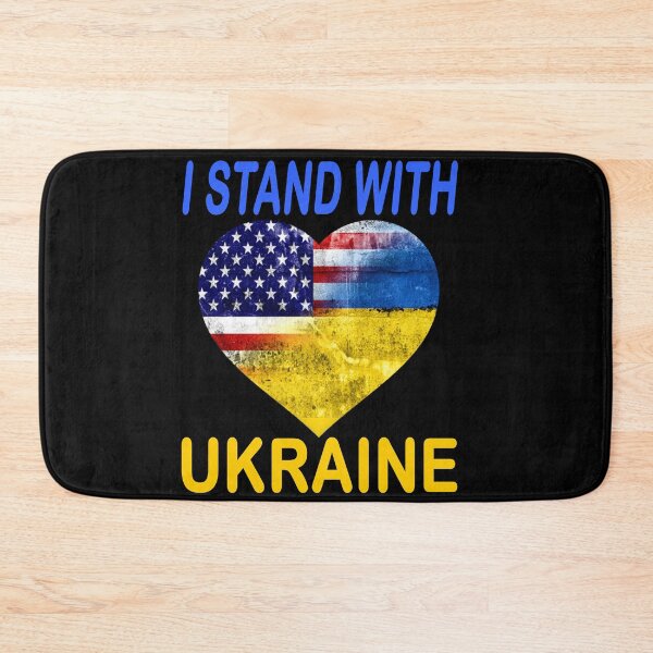 Item preview, I Stand with Ukraine Decal, Ukraine Flag, Vinyl Decal designed and sold by SHOPNICHKA.