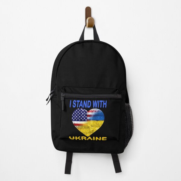 Aperçu de l'œuvre Je me tiens avec l'autocollant de l'Ukraine, drapeau de l'Ukraine, vinyle autocollant créée et vendue par SHOPNICHKA.