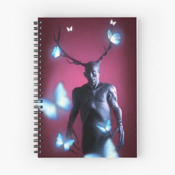 Artikelvorschau, Hannibal Wendigo mit blau leuchtenden Schmetterlingen entworfen und verkauft von orionlodubyal.