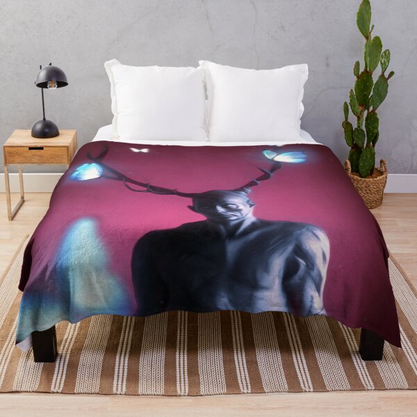 Item preview, Hannibal Wendigo with Blue Glowing Butterflies designed and sold by orionlodubyal.