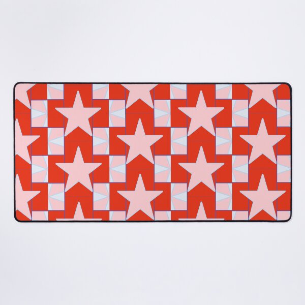 Item preview, Colorful March pattern in pink and red designed and sold by Bekindtome.