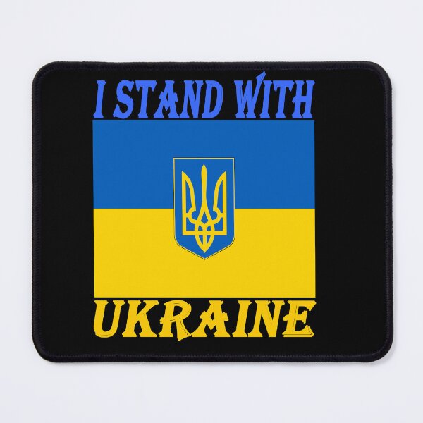 Item preview, I Stand with Ukraine Decal, Ukraine Flag, Vinyl Decal designed and sold by SHOPNICHKA.