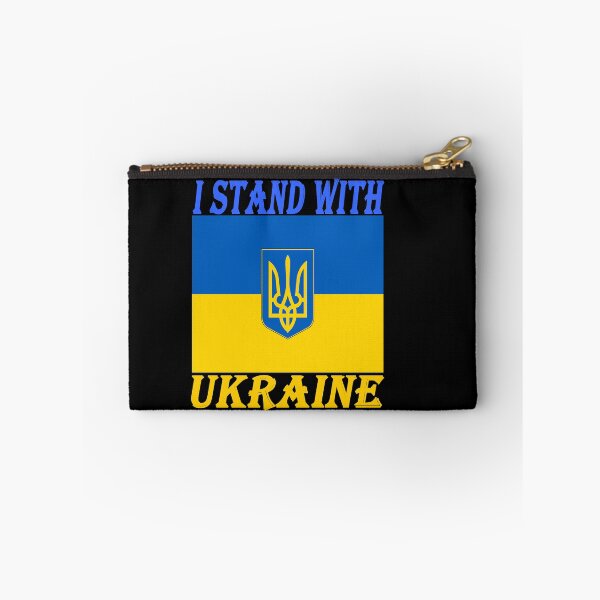Item preview, I Stand with Ukraine Decal, Ukraine Flag, Vinyl Decal designed and sold by SHOPNICHKA.