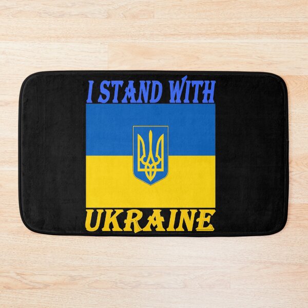 Item preview, I Stand with Ukraine Decal, Ukraine Flag, Vinyl Decal designed and sold by SHOPNICHKA.
