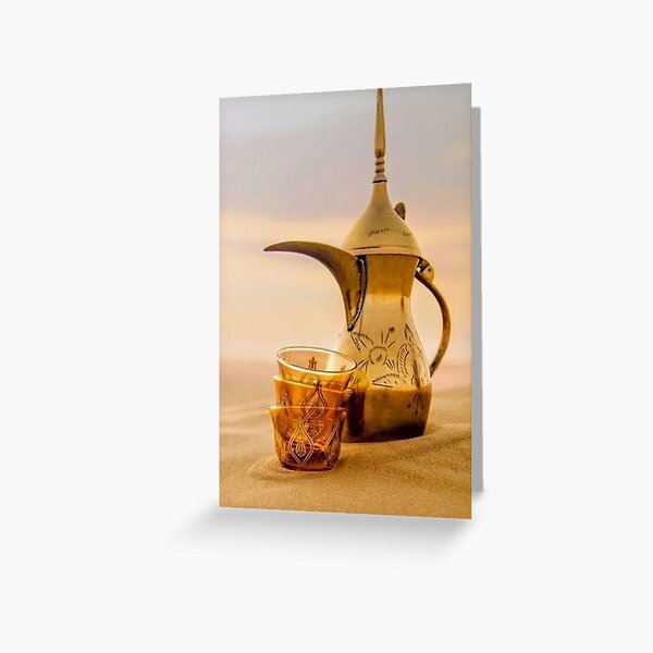 Coffee and Dates  Greeting Card