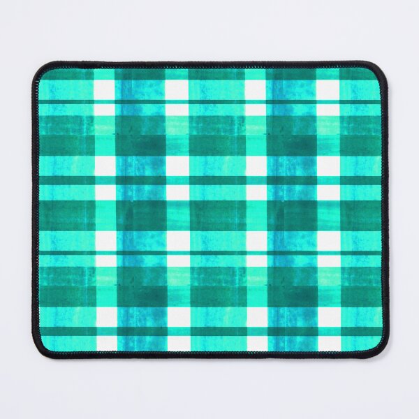 Item preview, Classic Turquoise and White Plaid designed and sold by OverbeeDesigns.