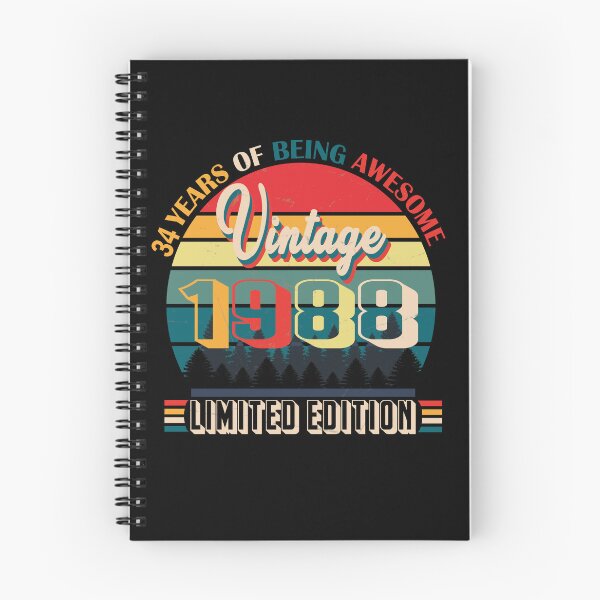 Item preview, 34 years of being awesome vintage 1988 limited edition | Born January 1988 Limited Edition 34 Years Of Being Awesome Vintage , January 1988 34 Years Old , 34th Birthday designed and sold by SimoSaladain.