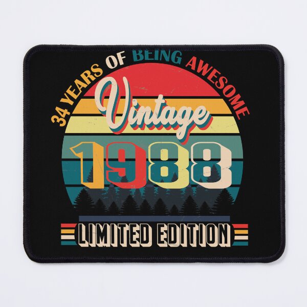 Item preview, 34 years of being awesome vintage 1988 limited edition | Born January 1988 Limited Edition 34 Years Of Being Awesome Vintage , January 1988 34 Years Old , 34th Birthday designed and sold by SimoSaladain.