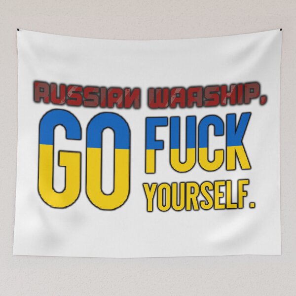 Item preview, Russian Warship, Go F Yourself designed and sold by GrellenDraws.