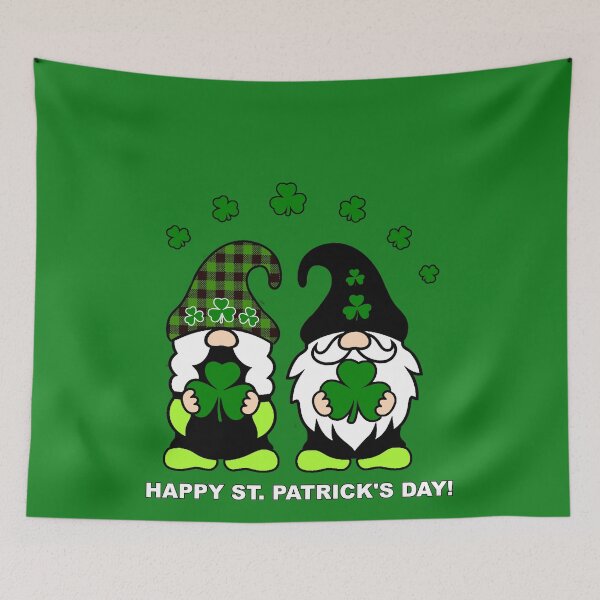 Item preview, Leprechaun Happy St. Patrick's Day Gnomes Patricks Irish designed and sold by Draculaura2009.