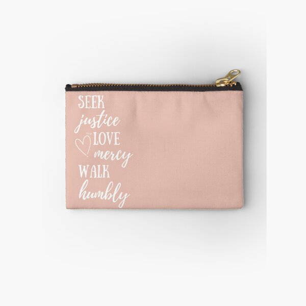 Item preview, Seek justice love mercy walk humbly.  Micah 6:8 designed and sold by ABInspired.
