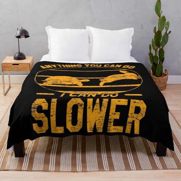 Item preview, Anything You Can Do I Can Do Slower | Turtle And The Hair | Black And Yellow  designed and sold by VictorL Designs.