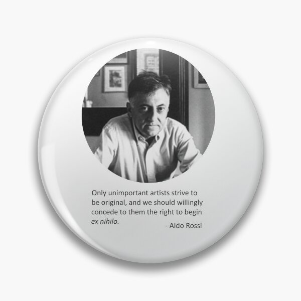 Item preview, Aldo Rossi quote (without background) designed and sold by MichaelEpp.