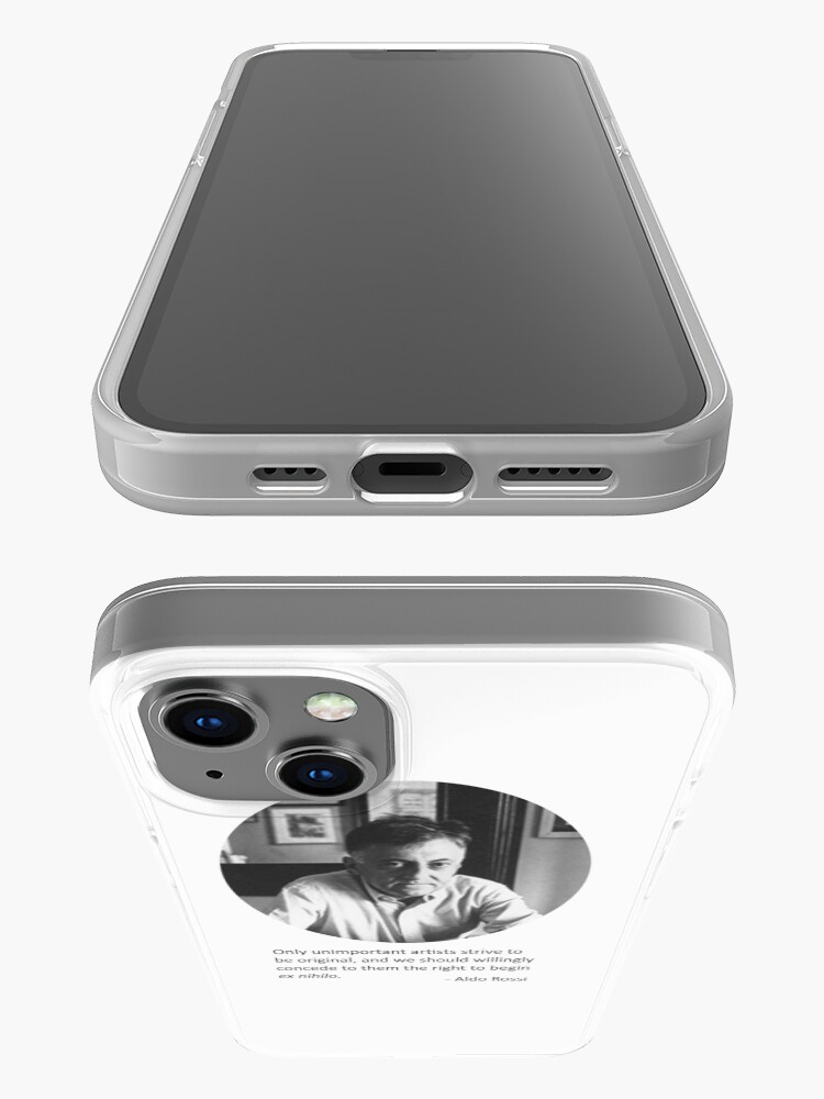 Aldo Rossi quote (without background) iPhone Case