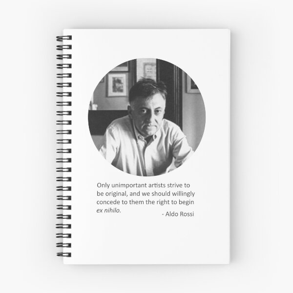 Item preview, Aldo Rossi quote (without background) designed and sold by MichaelEpp.
